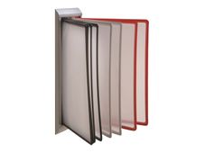 INOVSHOP - Lutrin de comptoir mural plastique - fourni avec 10 pochettes A4 multi-coloris