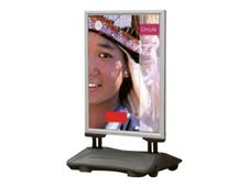 INOVSHOP - Stop-trottoir (Chevalet de sol) A1 - base lestée - double face