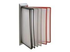 INOVSHOP - Lutrin de comptoir mural en métal - vendu sans les pochettes - noir