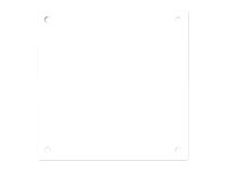 Pickup Home 3D - Plaque Acier blanc 3 mm - 10 x 15 cm