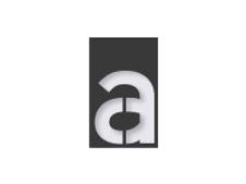 Pickup Home 3D Milan - Étiquette autocollante 60 mm - Lettre A - gris