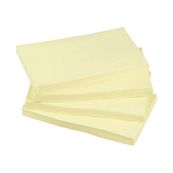 Global Notes - Pack de 12 Blocs - Notes adhésives 100 feuilles - 75 x 125 mm - jaune
