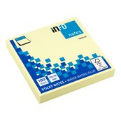 Global Notes - Pack de 12 Blocs - Notes adhésives 100 feuilles - 75 x 75 mm - jaune