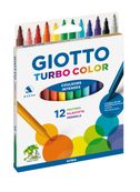 GIOTTO Turbo Color - 12 Feutres - pointe moyenne