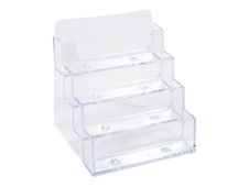 Exacompta - Porte-carte de visite - 4 compartiments