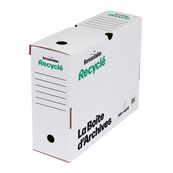 Bureau Vallée Recyclé - 25 boîtes d'archives - dos 10 cm
