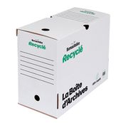 Bureau Vallée Recyclé - 25 boîtes d'archives - dos 15 cm
