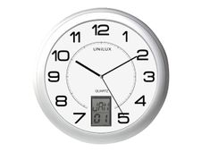 Unilux - Horloge intelligente Instinct - 30,5 cm - gris métal