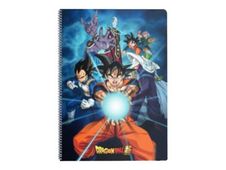 Dragon Ball - Cahier à spirale A4 - 240 pages - ligné avec 3 interlignes - Clairefontaine