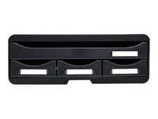 Exacompta Toolbox - Module de classement à l'italienne 4 tiroirs - noir