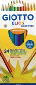 GIOTTO ELIOS - 24 Crayons de couleur triangulaires