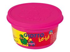 GIOTTO be-bè - pâte à modeler - 4pots Jaune, Rose, Rouge, Vert - 100gr
