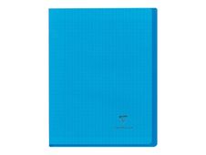 Clairefontaine Koverbook - Cahier polypro 17 x 22 cm - 96 pages - grands carreaux (Seyes) - bleu