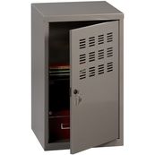 Casier de bureau avec pieds - 74 x 40 x 40 cm - gris souris