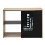 Gautier - Bureau plateau mobile Atelier