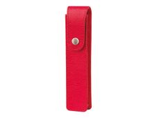 Oberthur Miss - Étui simple pour stylo - rouge grainé