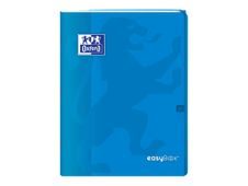 Oxford EasyBook - Cahier polypro 24 x 32 cm - 96 pages - grands carreaux (Seyes) - bleu