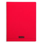 Calligraphe 8000 - Cahier polypro 24 x 32 cm - 192 pages - grands carreaux (Seyes) - rouge