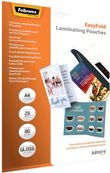 Fellowes - 25 pochettes de plastification A4 (216 x 303 mm) - 80 microns - brillantes pré-pliées