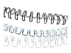 Fellowes - 100 anneaux de reliure en métal - 10 mm - jusqu'à 80 feuilles - blanc