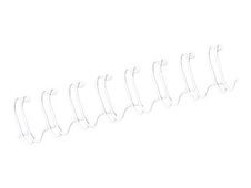 Fellowes - 130 anneaux de reliure en métal - 12 mm - jusqu'à 100 feuilles - blanc