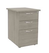 Caisson bout de bureau IDRA/DUAL - L47 x P60 cm - Imitation Chêne gris