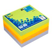Global Notes - Bloc Cube - 400 feuilles - 75 x 75 mm - couleurs spring