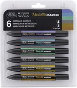 Winsor & Newton ProMarker - Lot de 6 marqueurs double pointe