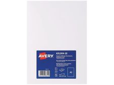 Avery - 10 Étiquettes permanentes en polyéthylène blanc mat - A3 - réf A3L004-10