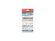 Apli - 1 feuille gommettes été marin