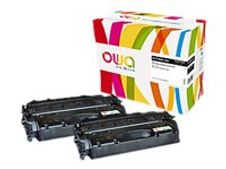 Cartouche laser remanufacturée HP 80X - pack de 2 - noir - Owa