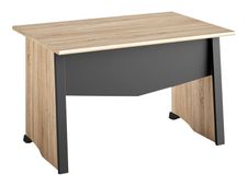 Bureau MAMBO - 80 cm - Pieds panneaux - Chêne Sonoma/noir