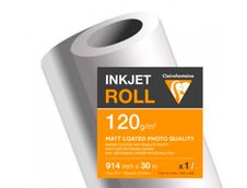 Clairefontaine - Bobine de traceur - Rouleau A0 (91,4 cm x 30 m) - 120 g/m²