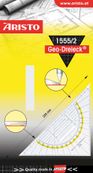 Aristo GEO-DREIECK 1555/2 - Équerre transparente - 22,5 cm