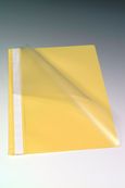Farde à devis A4 - couverture transparente en PP - jaune