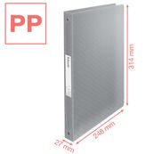 Esselte Colour'Breeze - Classeur 4 anneaux - Dos 20 mm - pour 140 feuilles - vert