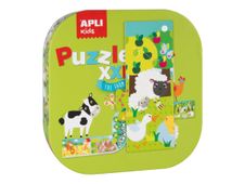 Apli Kids - Puzzle XXL 12 pièces - la ferme