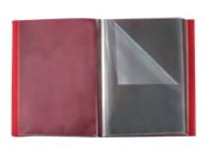 Viquel Propyglass - Porte vues personnalisable - 40 vues - A4 - rouge