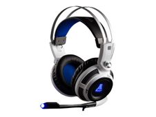 THE G-LAB KORP200 - Casque gamer filaire avec micro - noir/gris