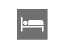 Pickup Home 3D - Plaque Acrylique Chambre - 9 x 9 cm - gris