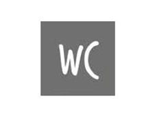 Pickup Home 3D - Plaque Acrylique Toilettes - 9 x 9 cm - gris