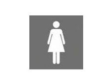 Pickup Home 3D - Plaque Acrylique Femmes - 9 x 9 cm - bois