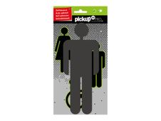 Pickup - Plaque de porte 3D Pro - Homme - gris