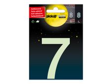 Pickup Glow in the dark - Étiquette autocollante phosphorescente 75 mm - Chiffre 7
