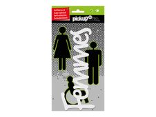 Pickup - Plaque de porte 3D Pro - Femmes - blanc