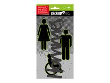 Pickup - Plaque de porte 3D Pro - Hommes - gris