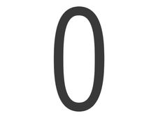 Pickup Home 3D Stockholm - Étiquette autocollante 90 mm - Lettre O - gris