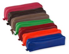 Clairefontaine - Trousse rectangulaire - cuir teinté - disponible dans différentes couleurs