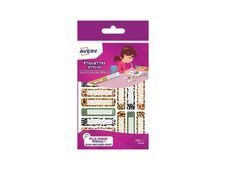 Avery - 30 Étiquettes adhésives pour stylos Léopard - 50 x 10 mm