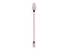 Bigben - câble de charge et de synchronisation USB/USB-C - 2 m - rose